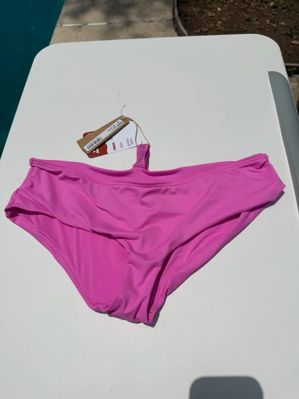 Skims Bikini Bottom Blue Size M NWT